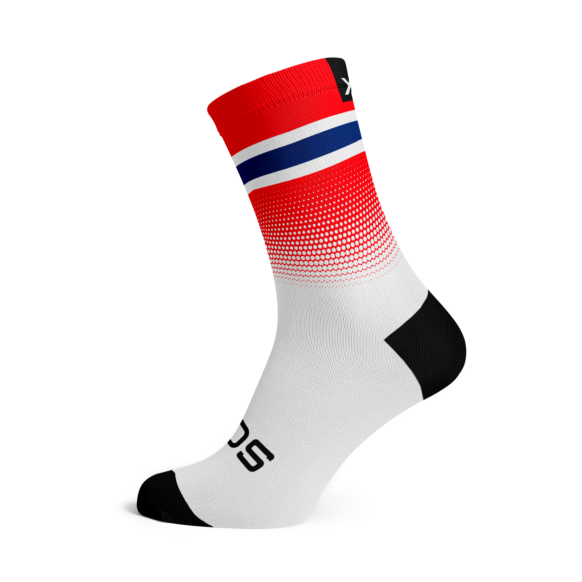 Norway Flag Crew Socks