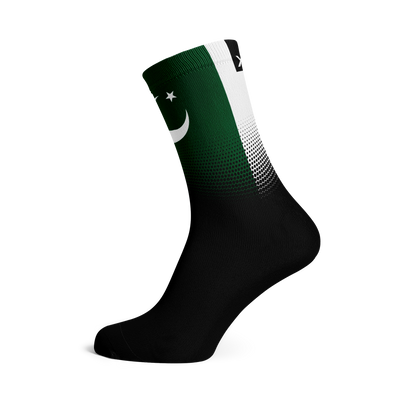 Pakistan Flag Crew Socks