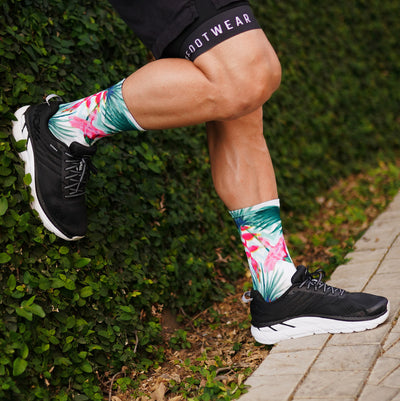 Pastel Paradise Casual Crew Socks