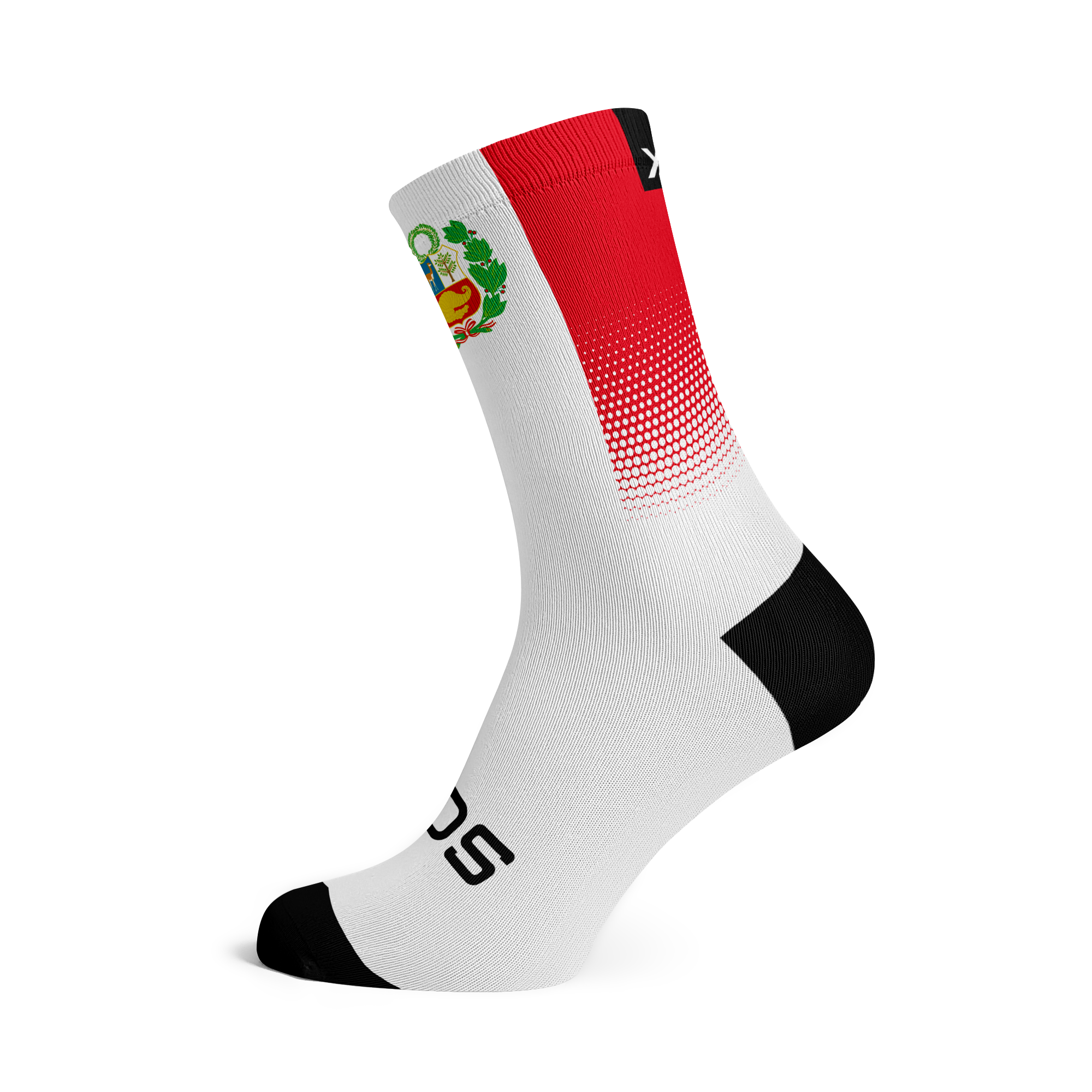 Peru Flag Crew Socks