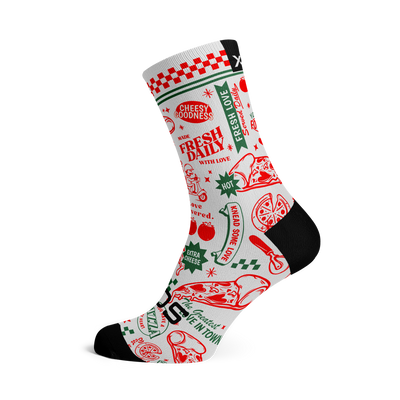 Pizza My Heart Casual Crew Socks