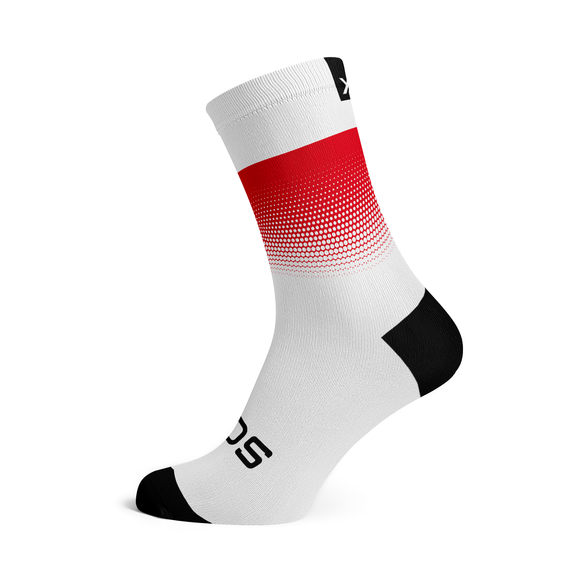 Poland Flag Crew Socks