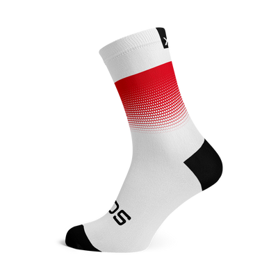 Poland Flag Crew Socks