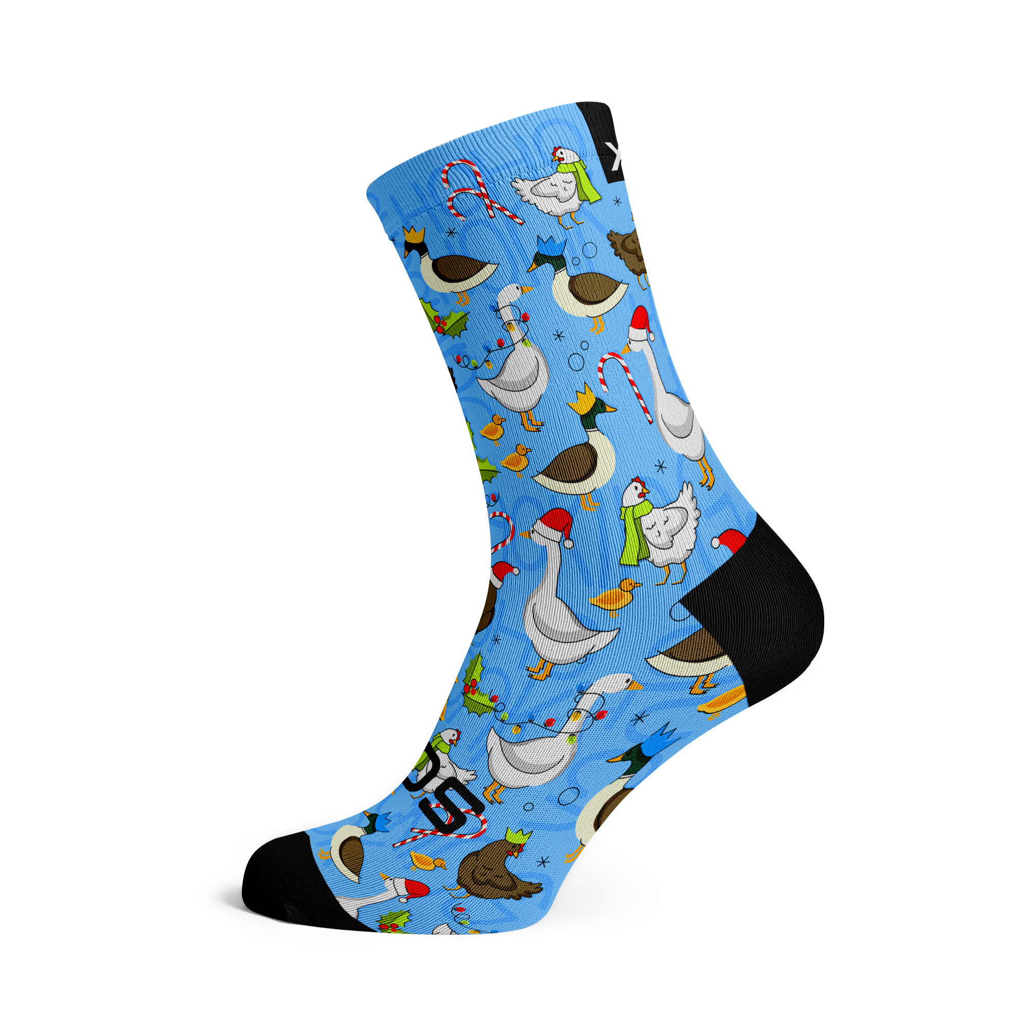 Festive Flock Crew Socks