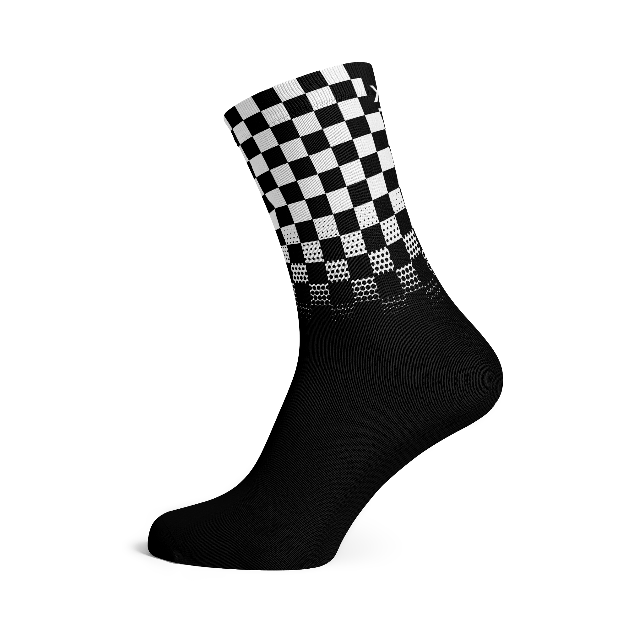 Racing Flag Crew Socks