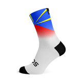 Reunion Island Flag Socks