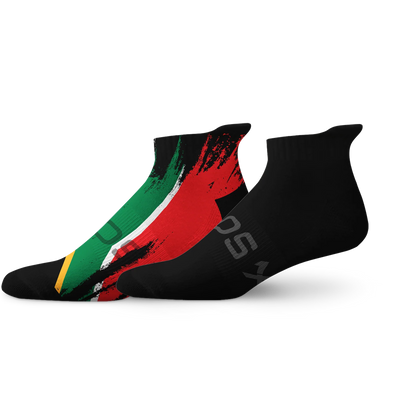South Africa Splash Flag Tab Combo Socks