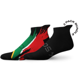 South Africa Splash Flag Black Tab Combo
