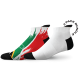 South Africa Splash Flag White Tab Combo