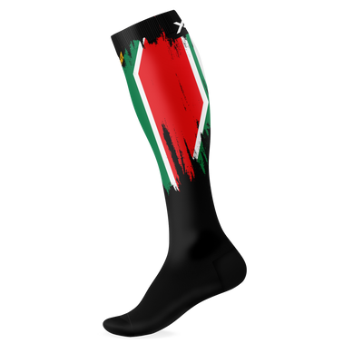 SA Splash White Knee High Socks