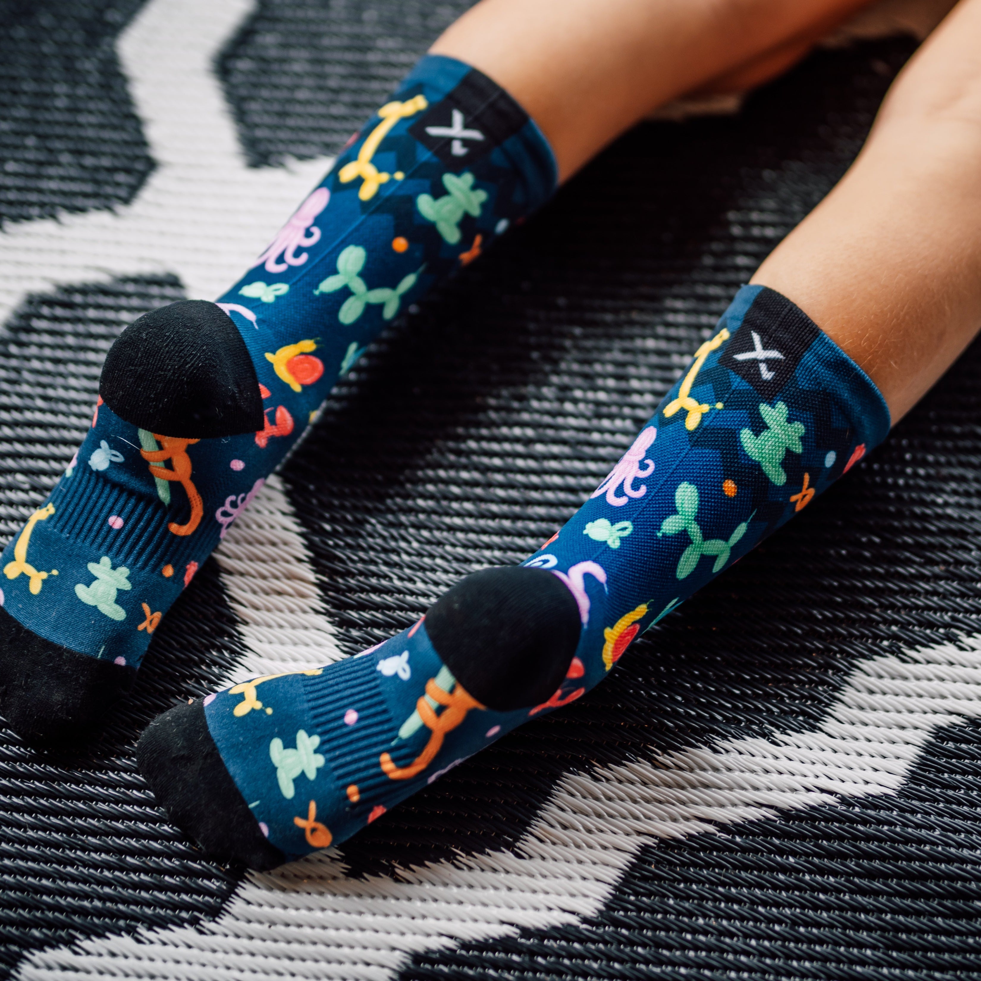 Balloon Animals Casual Crew Socks