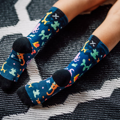 Balloon Animals Casual Crew Socks
