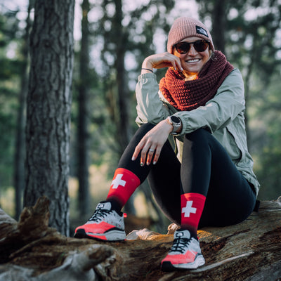 Switzerland Flag Crew Socks