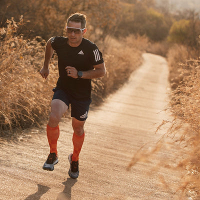 Slight Orange Knee High Socks