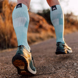 Slight Turquoise Knee High Socks