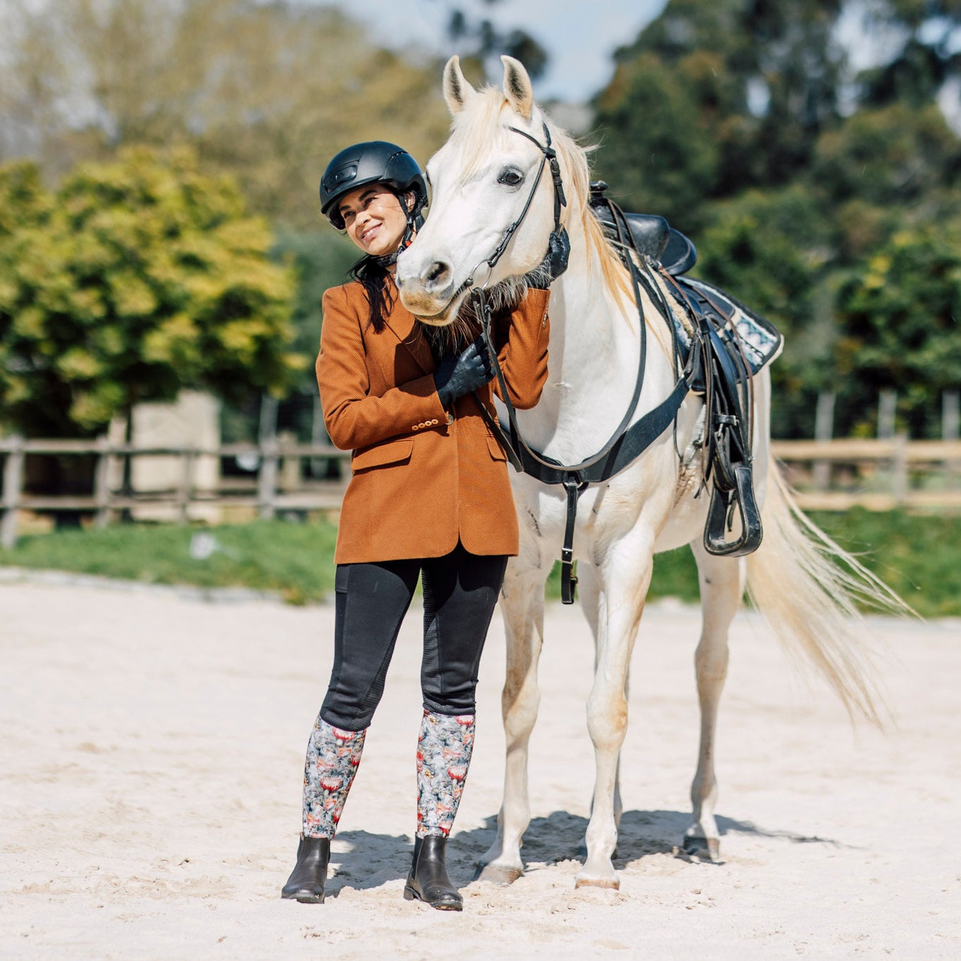 Protea Garden Equestrian Knee High Socks