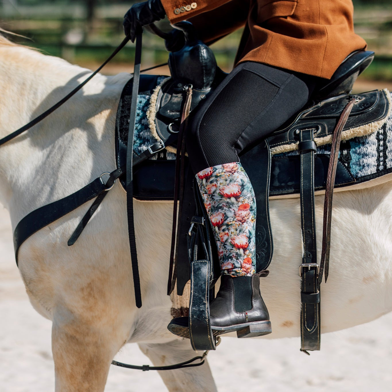 Protea Garden Equestrian Knee High Socks