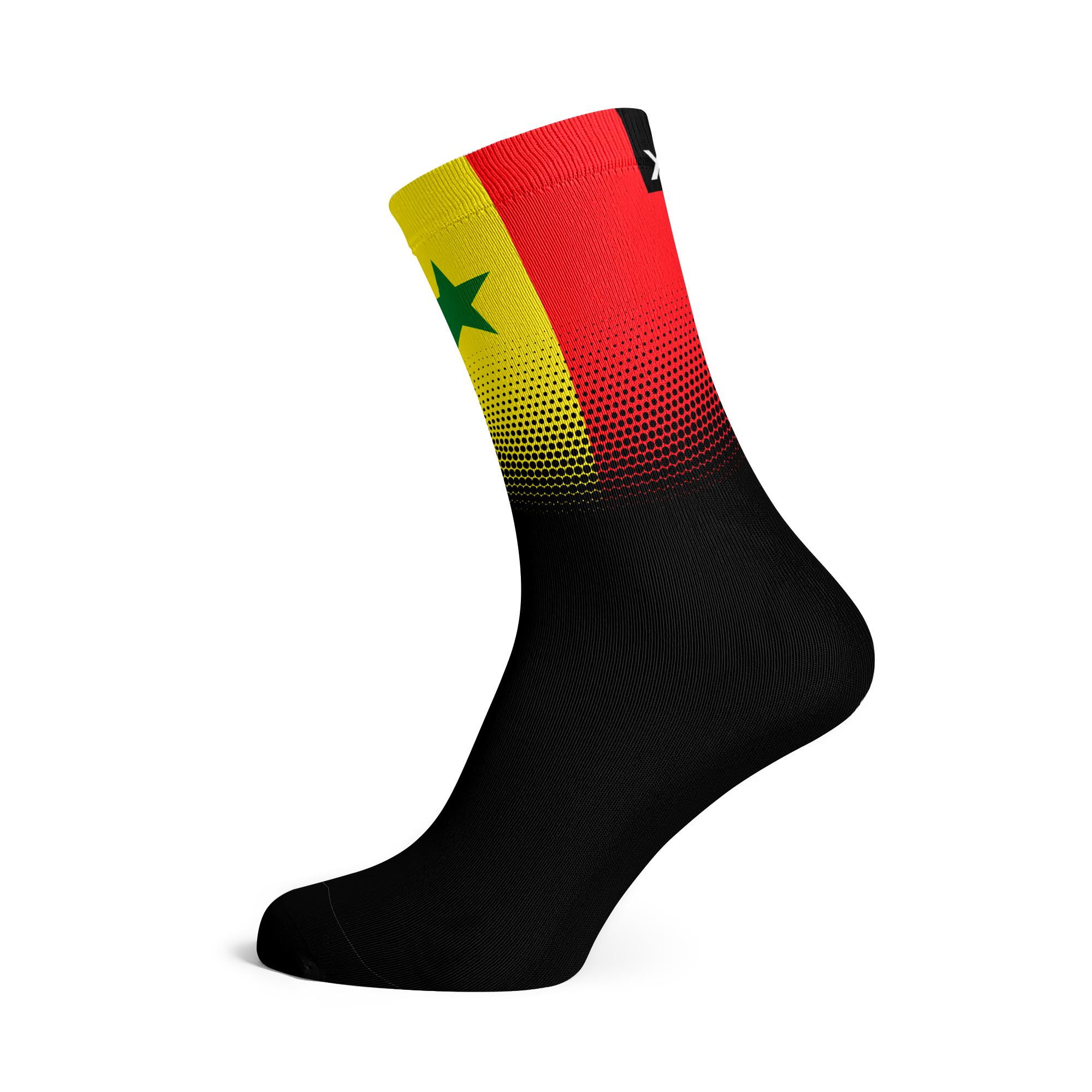 Senegal Flag Crew Socks