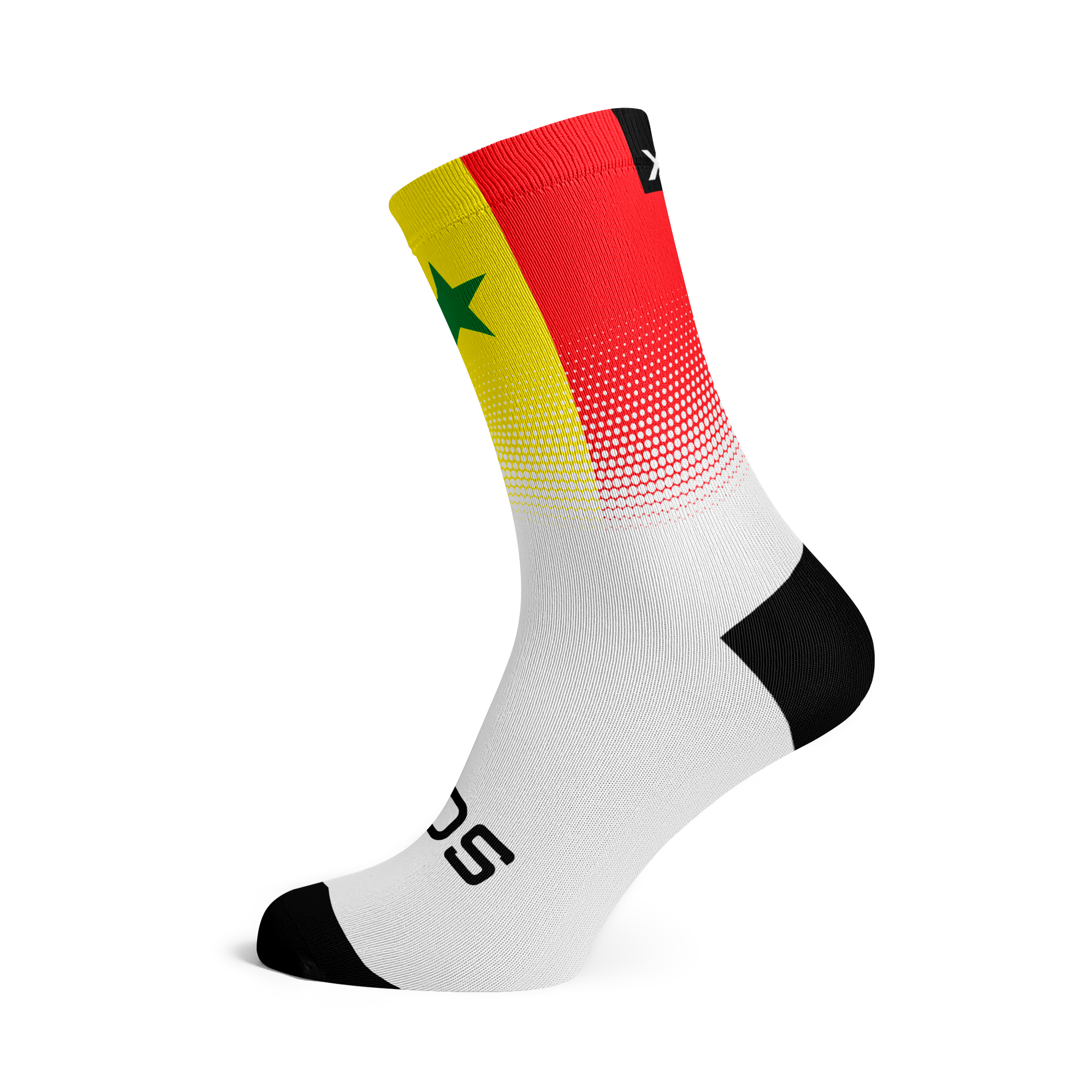 Senegal Flag Crew Socks