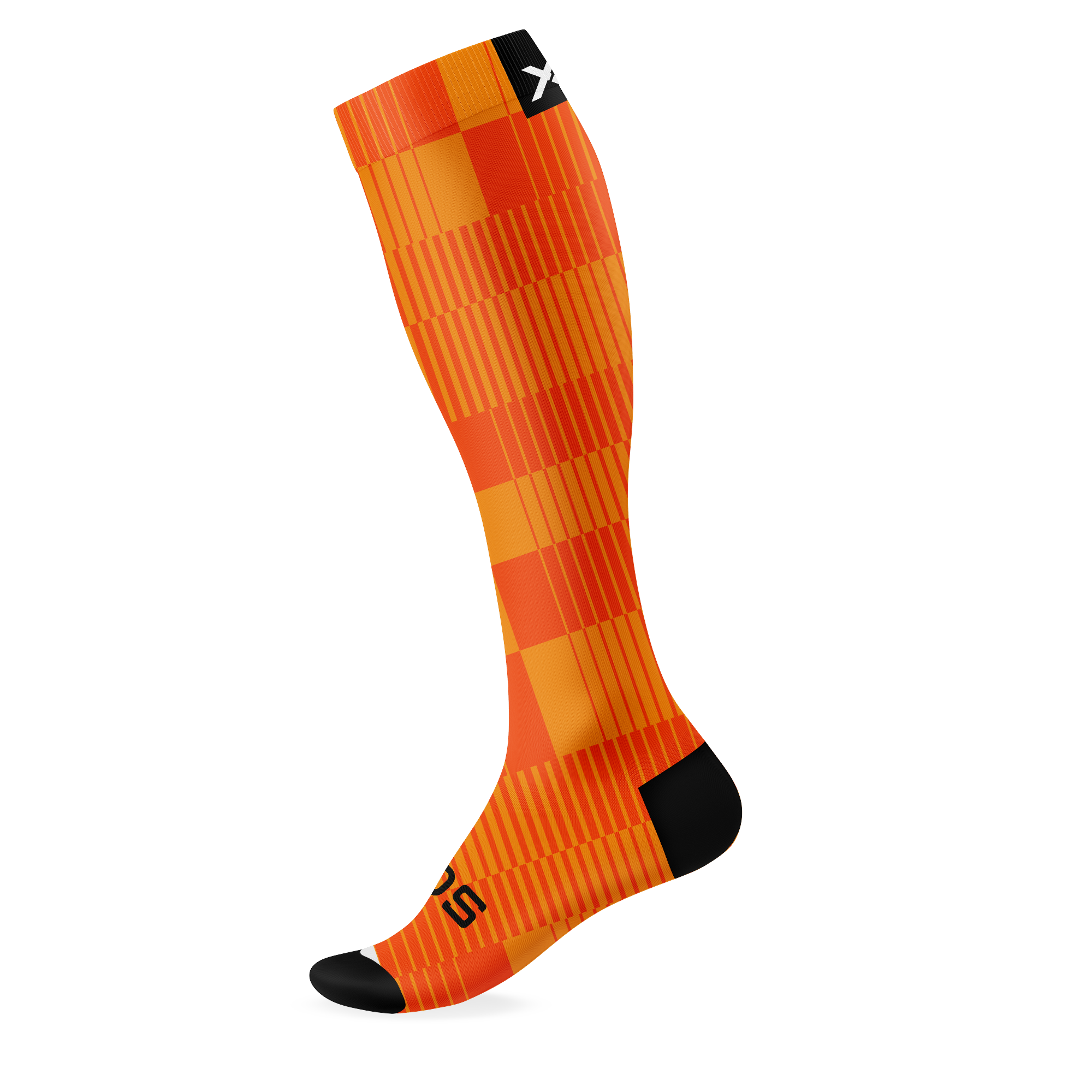 Slight Orange Knee High Socks