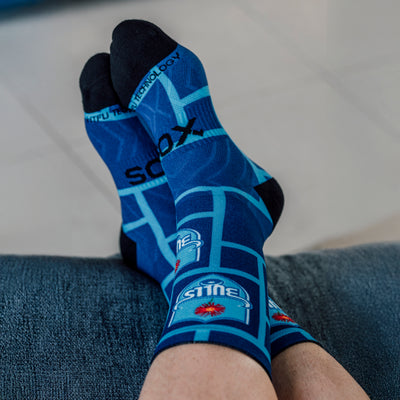 Bulls Square Rugby Crew Socks