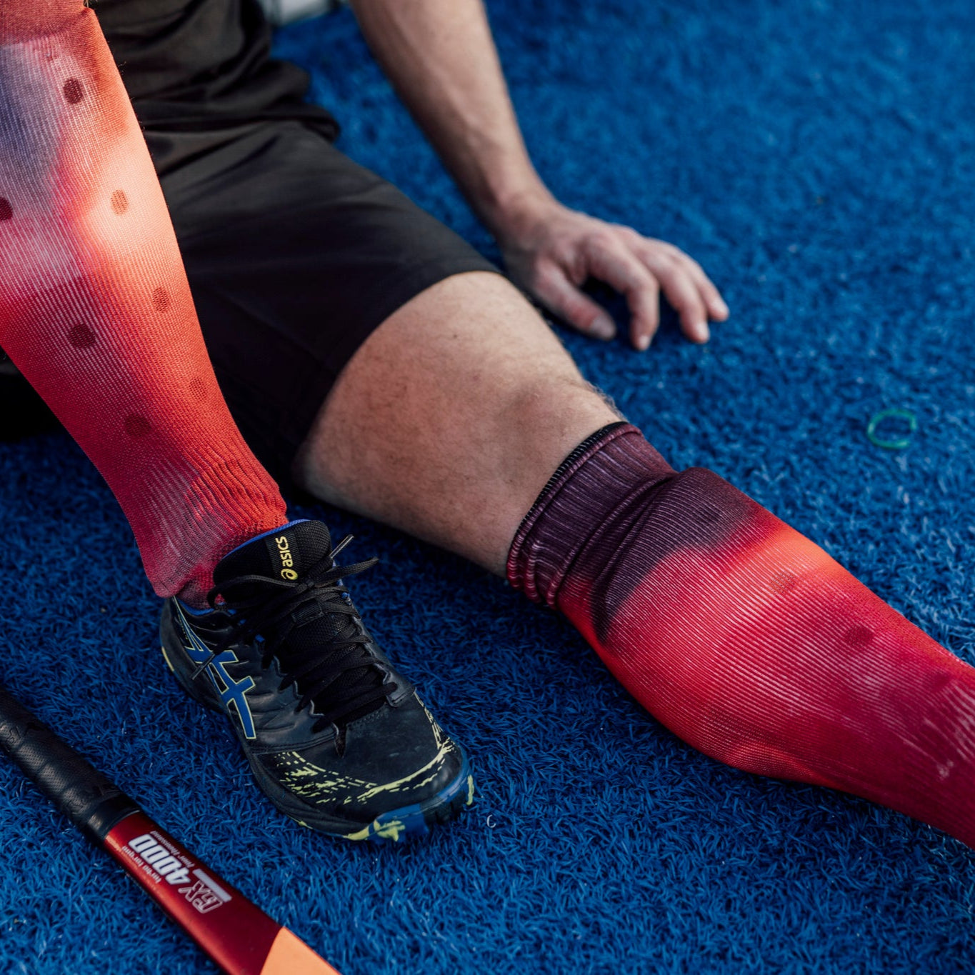 Crimson Heat Hockey Socks