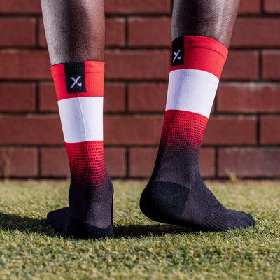 Austria Flag Crew Socks