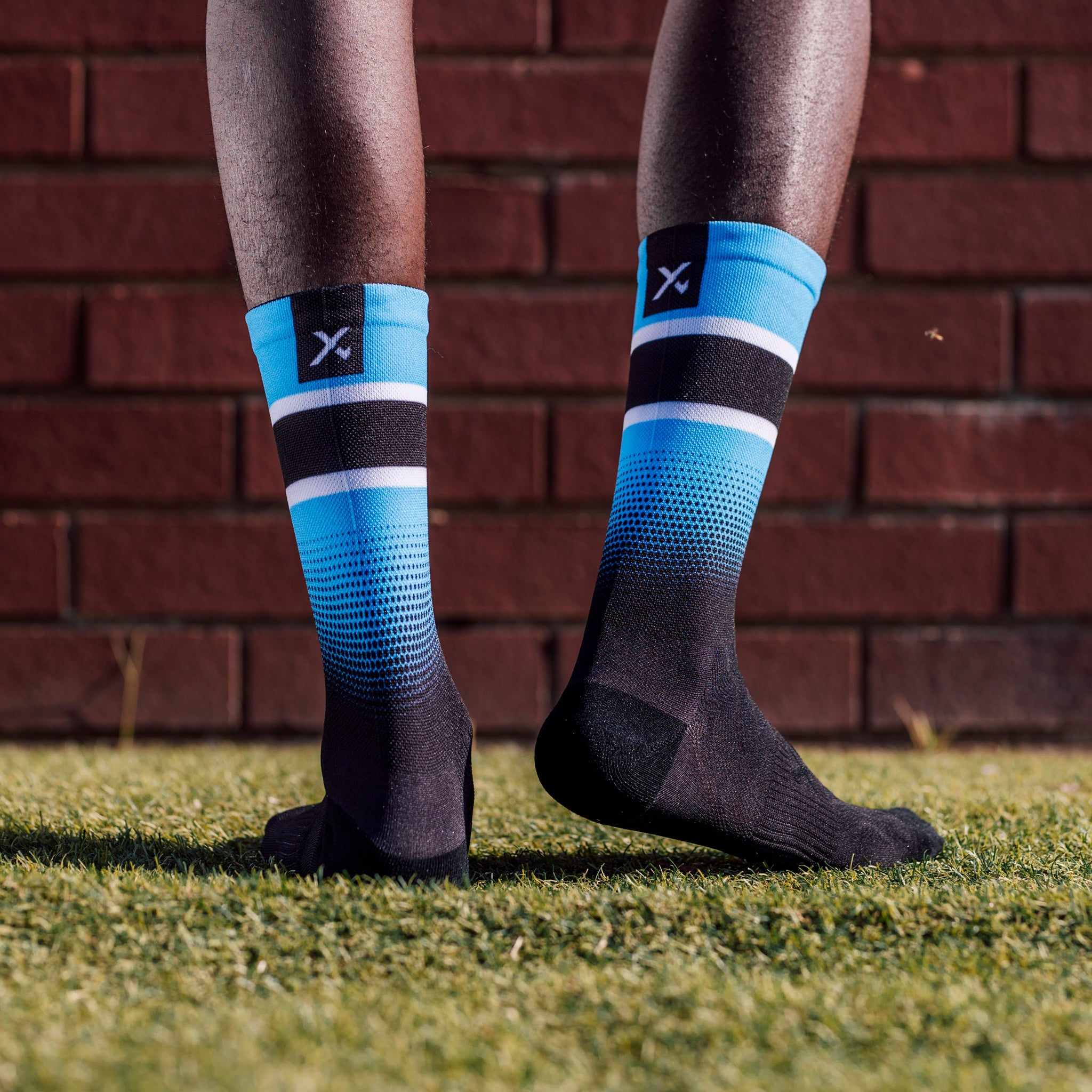 Botswana Flag Crew Socks