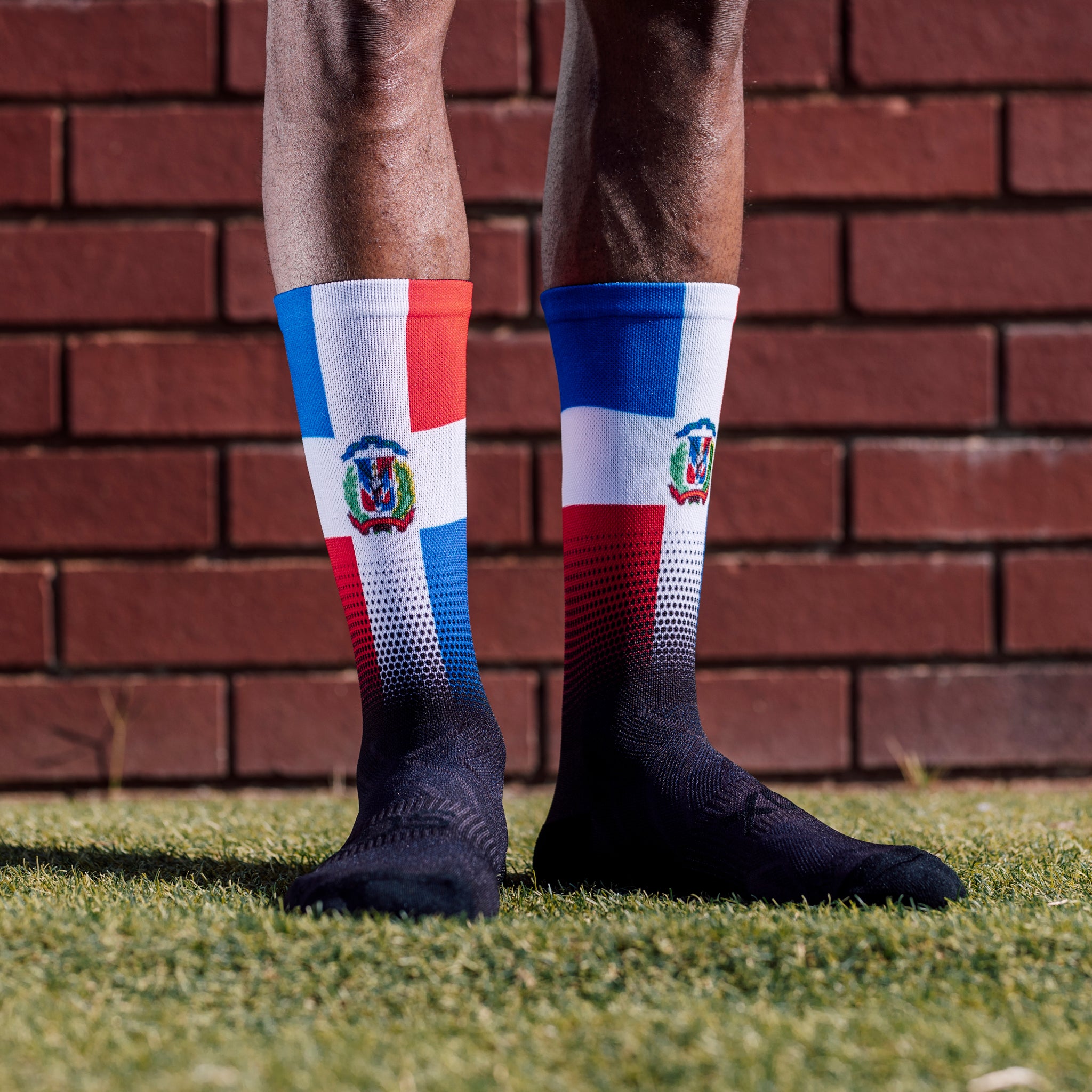 Dominican Republic Flag Crew Socks