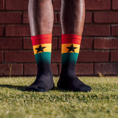 Ghana Flag Crew Socks