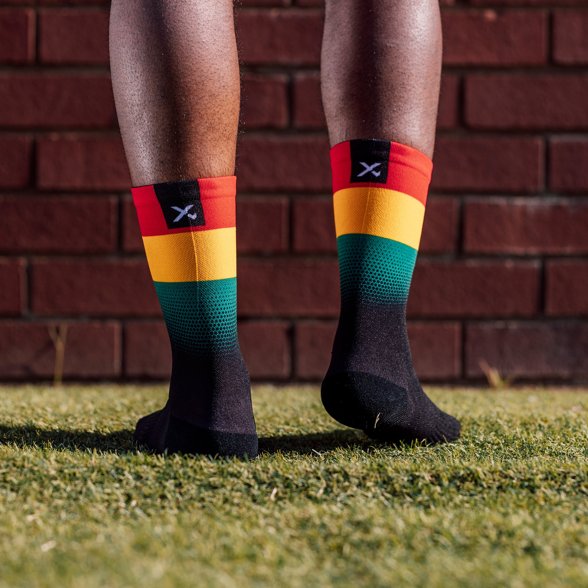 Ghana Flag Crew Socks