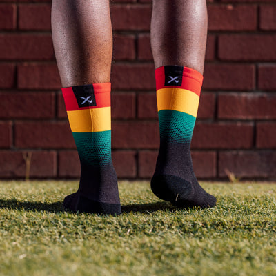 Ghana Flag Crew Socks