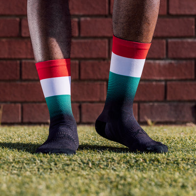 Hungary Flag Crew Socks