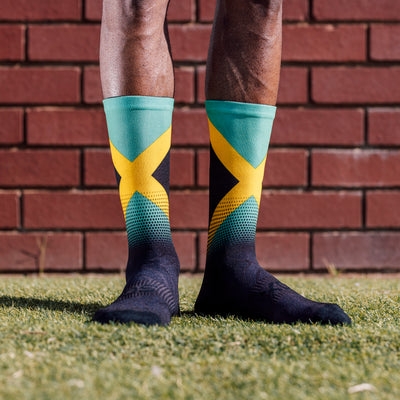 Jamaica Flag Crew Socks