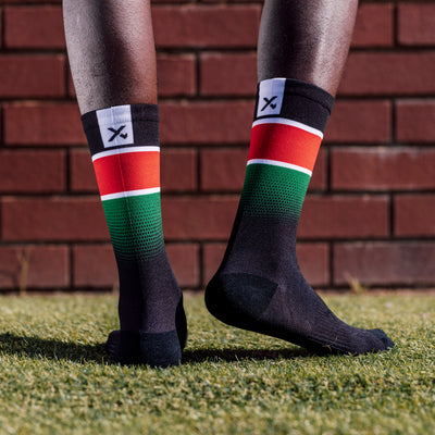 Kenya Flag Crew Socks