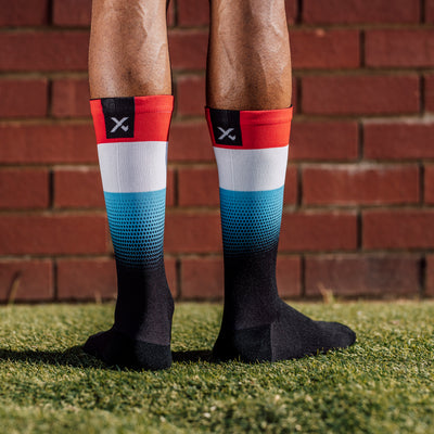 Luxembourg Flag Crew Socks