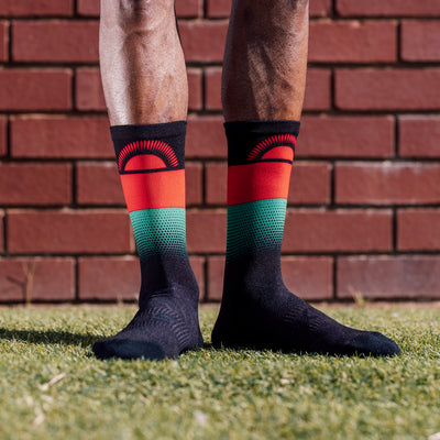 Malawi Flag Crew Socks