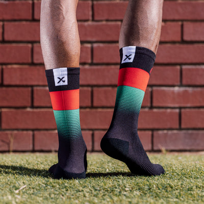 Malawi Flag Crew Socks