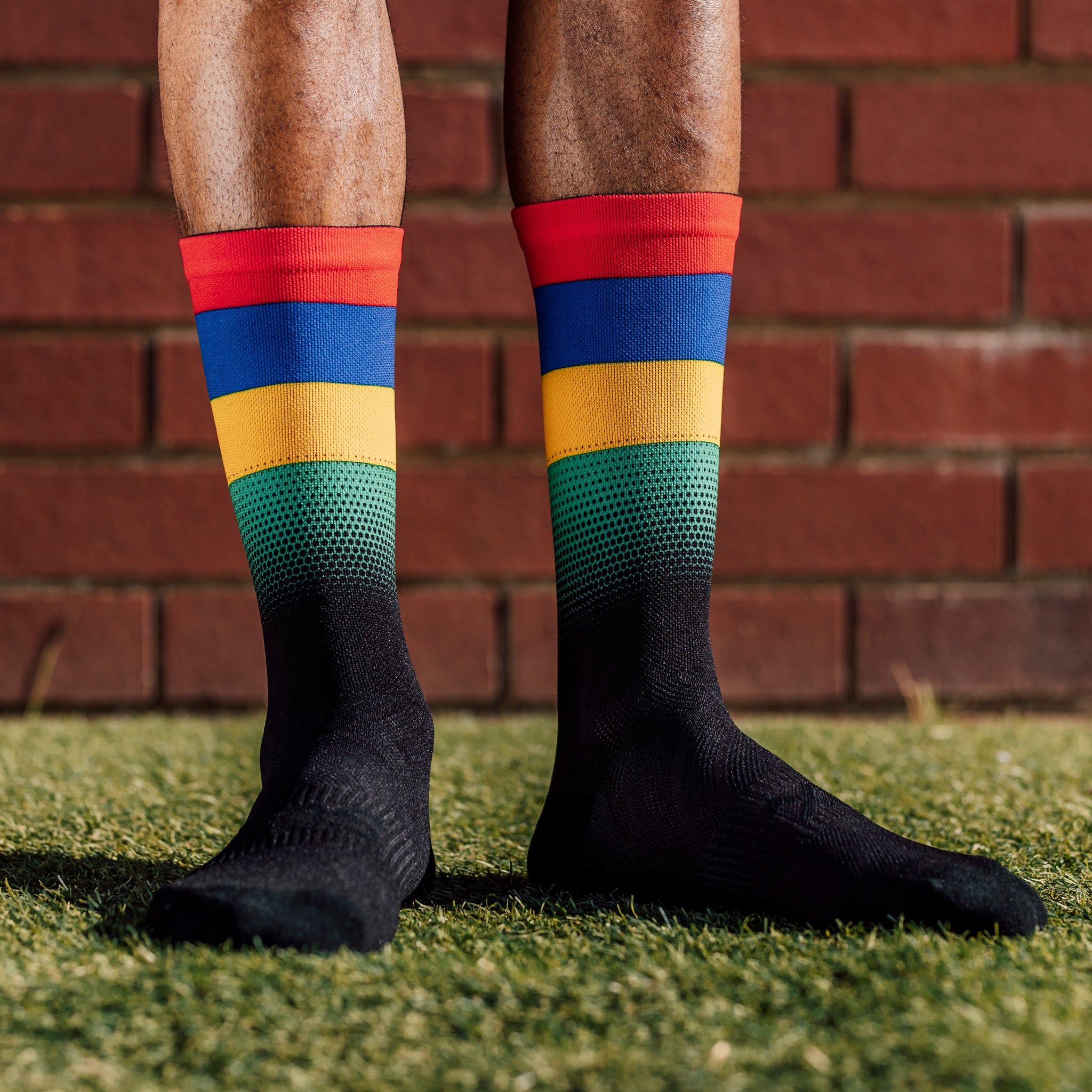 Mauritius Flag Crew Socks