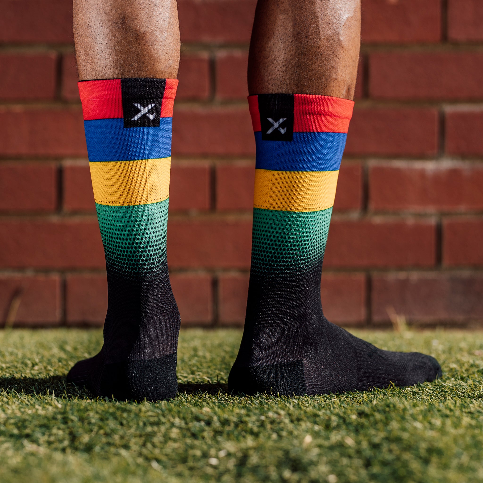 Mauritius Flag Crew Socks
