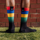 Mauritius Flag Socks