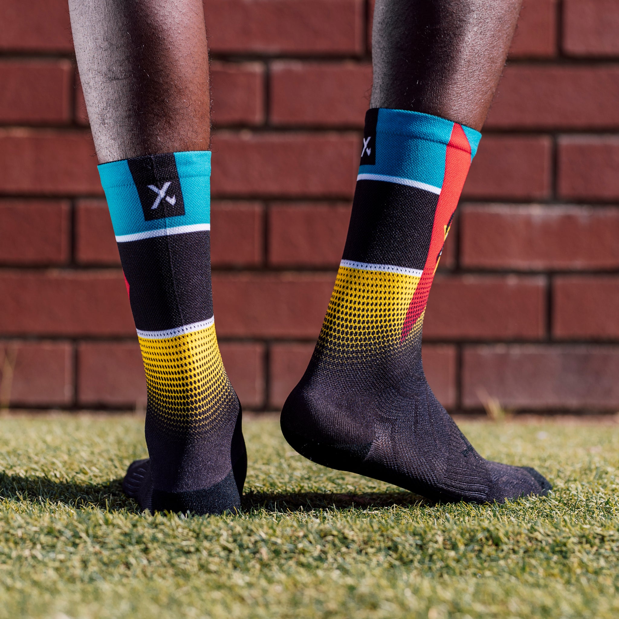 Mozambique Flag Crew Socks