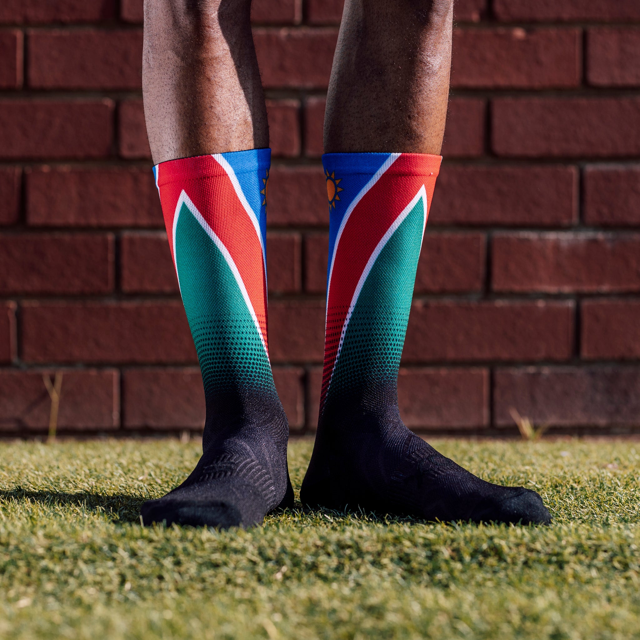 Namibia Flag Crew Socks