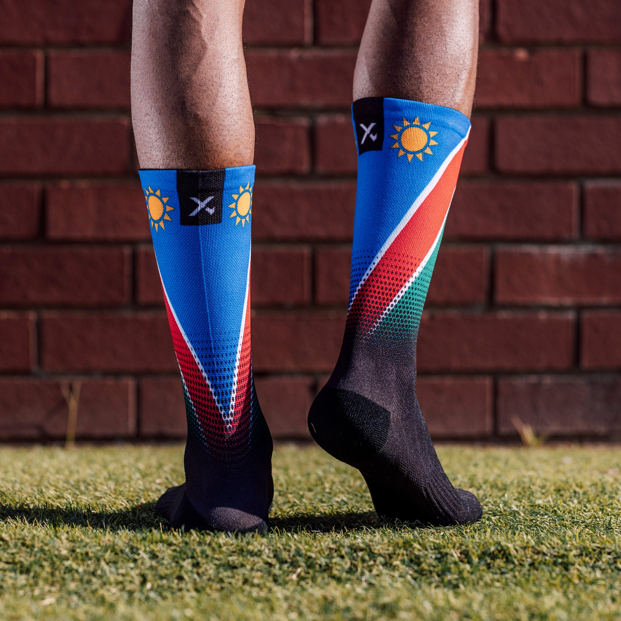Namibia Flag Crew Socks