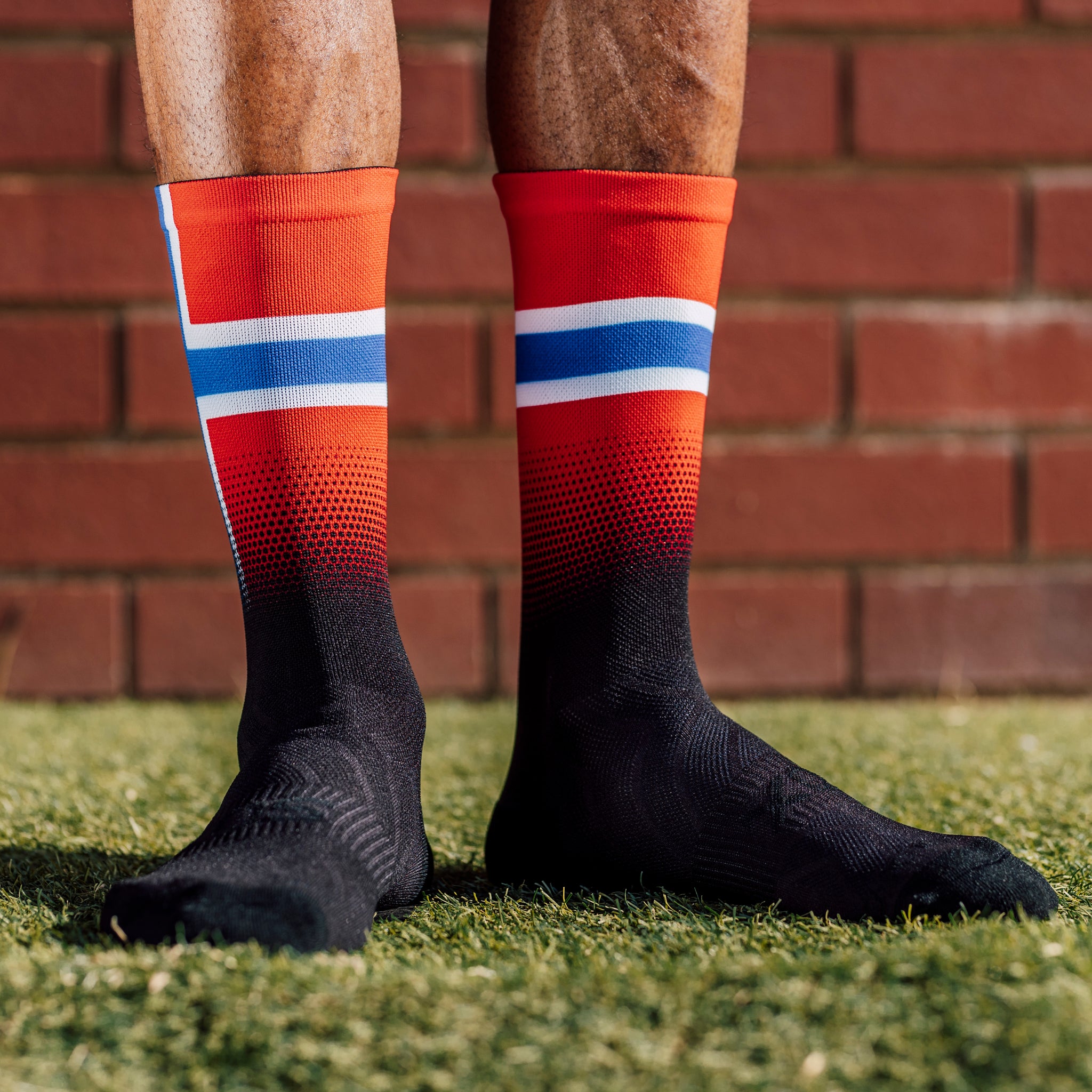 Norway Flag Crew Socks