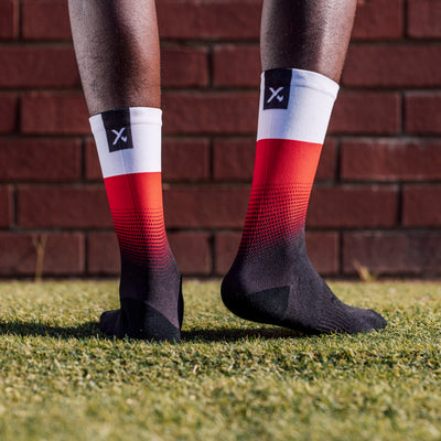 Poland Flag Crew Socks