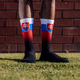 Slovakia Flag Crew Socks