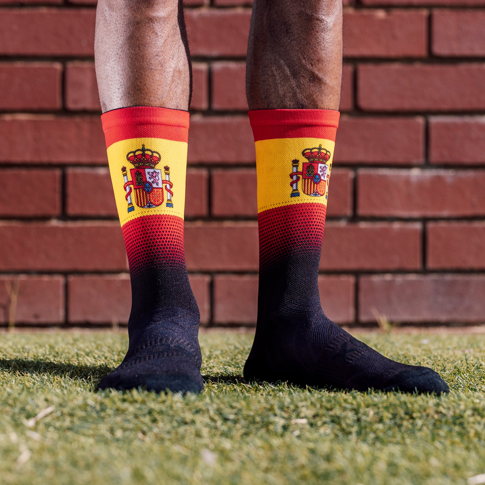 Spain Flag Crew Socks