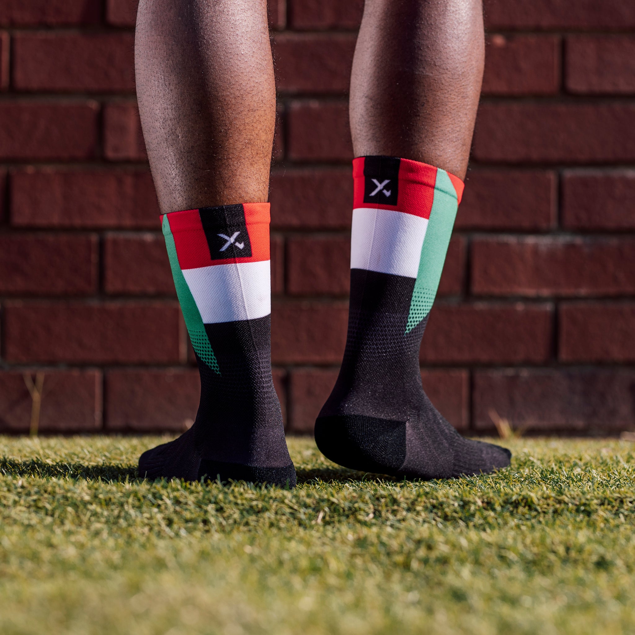 Sudan Flag Crew Socks