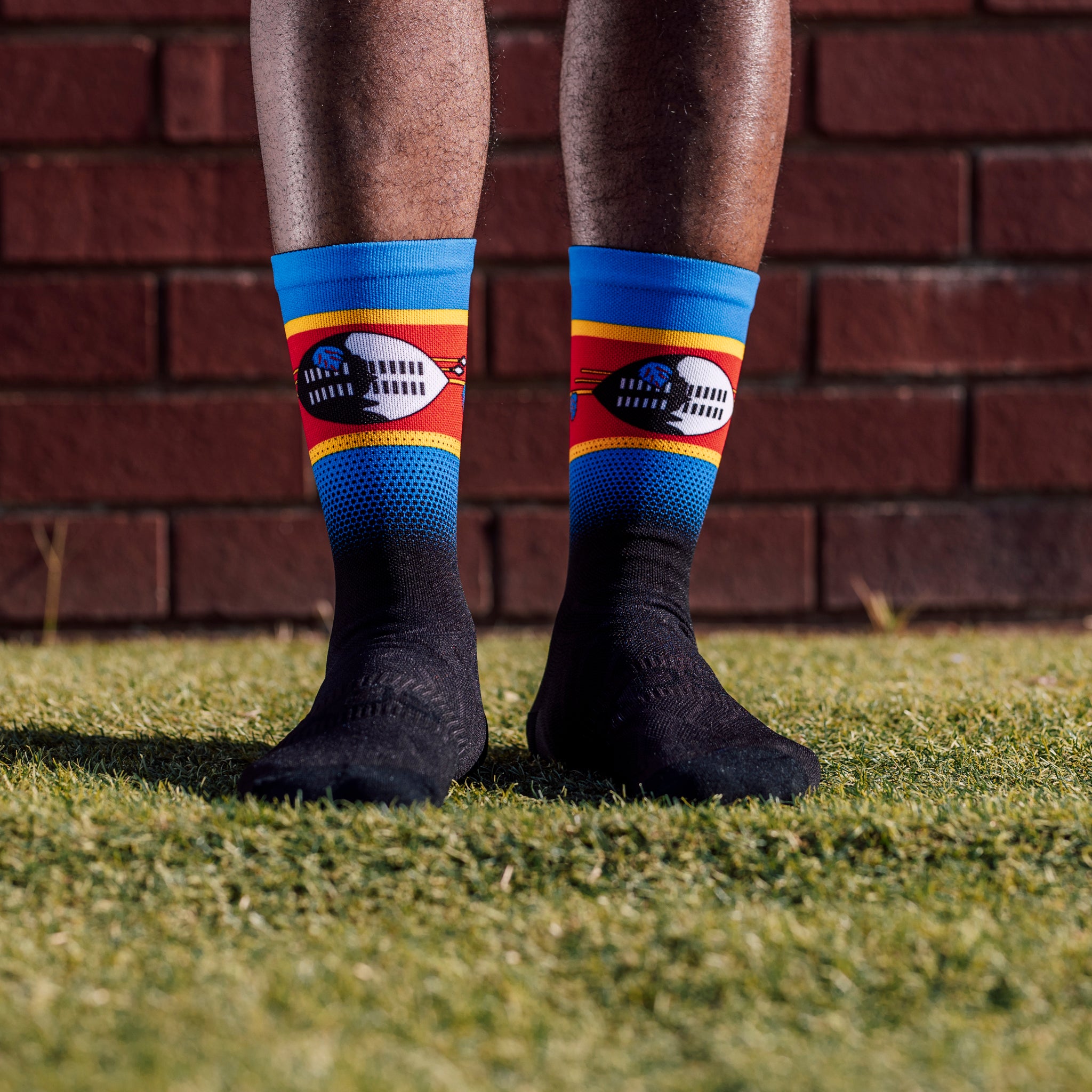 Swaziland Flag Crew Socks